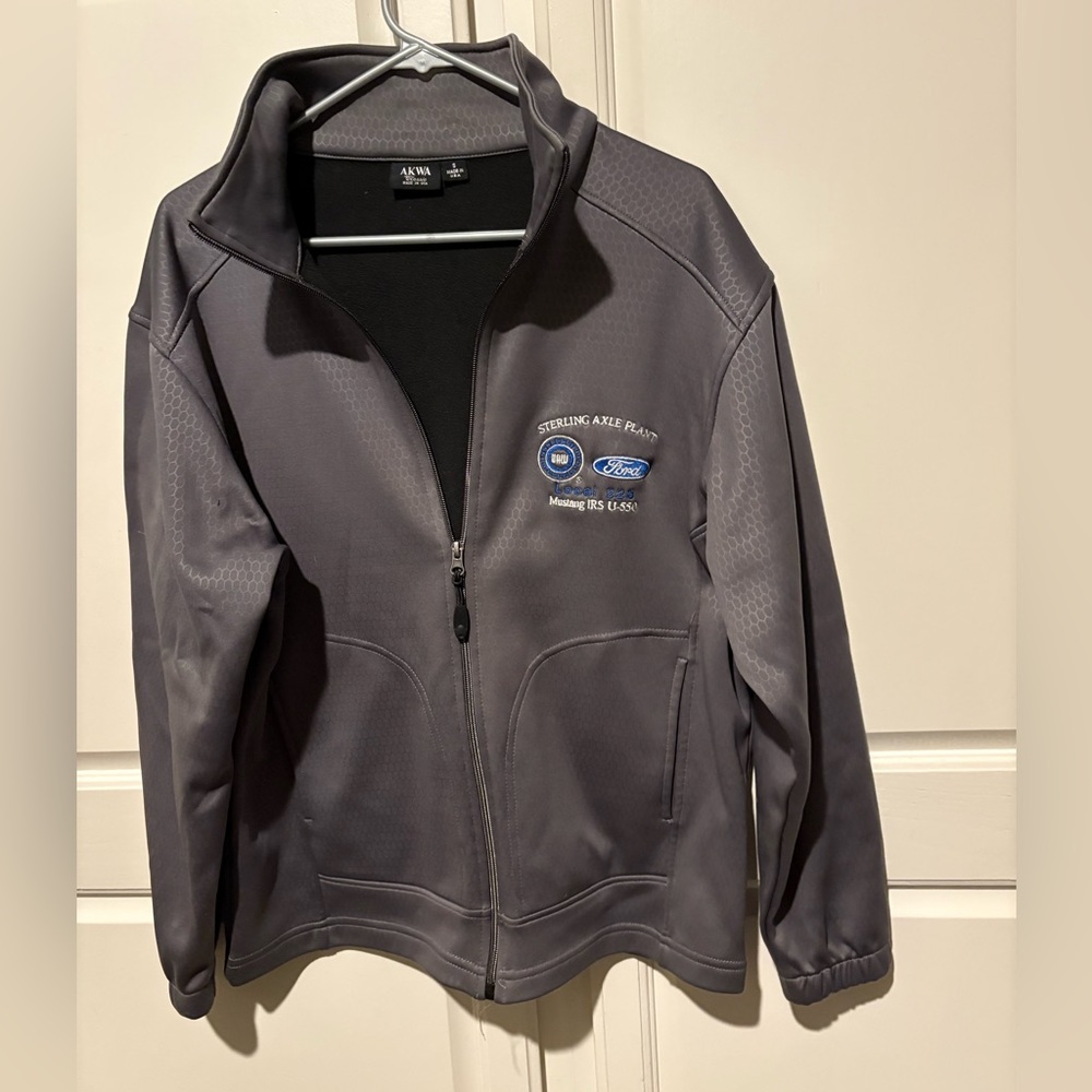 Ford UAW Local 228 Mustang Cobra GT 350 Zip Up Jacket Ladies size Small